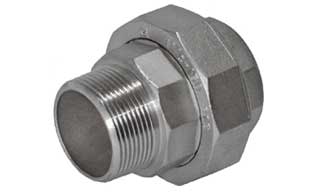 1/2 npt stainless steel union