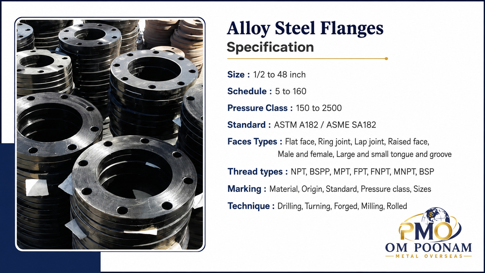 Alloy Steel Flanges Specification