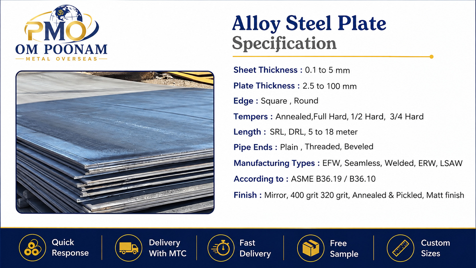 Alloy Steel Plate Specification