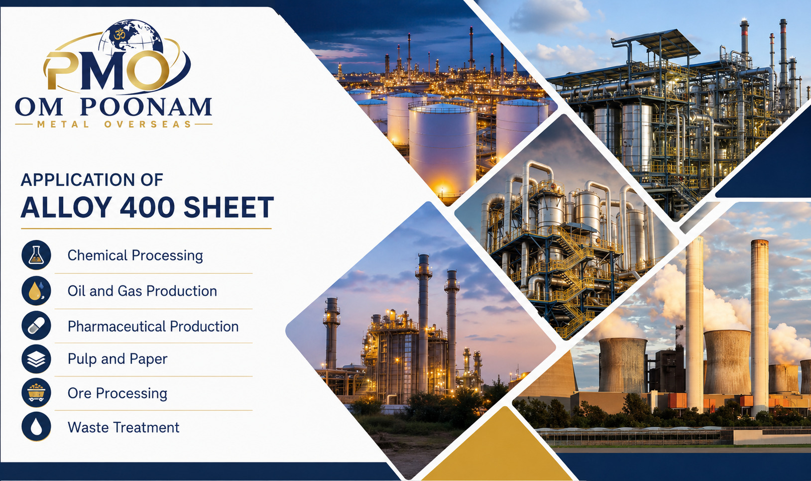 Application of Alloy 400 Sheet