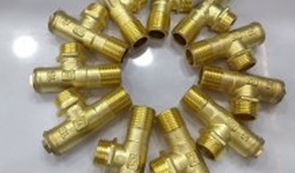 Brass Ferrule Tee