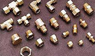 Brass push fit fittings