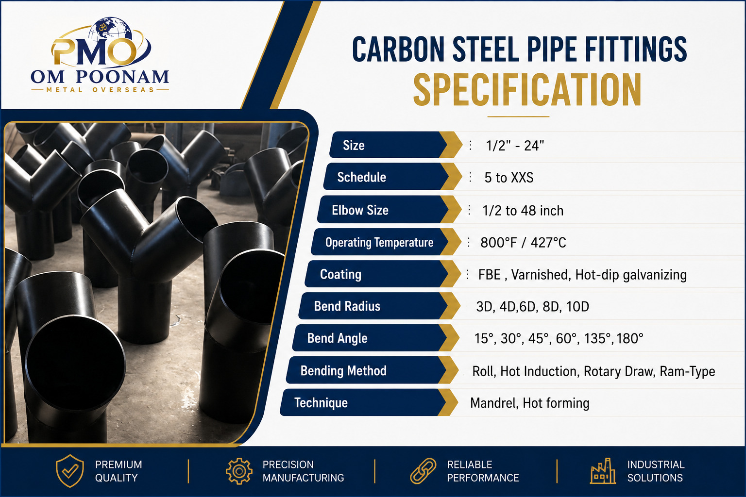 Carbon Steel Pipe Fittings Specification