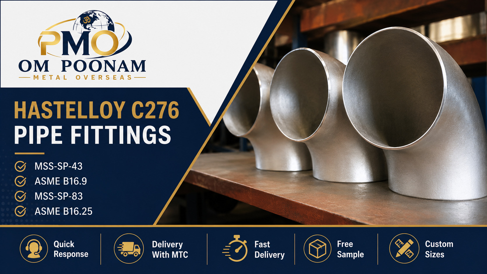 Hastelloy C276 Pipe Fittings