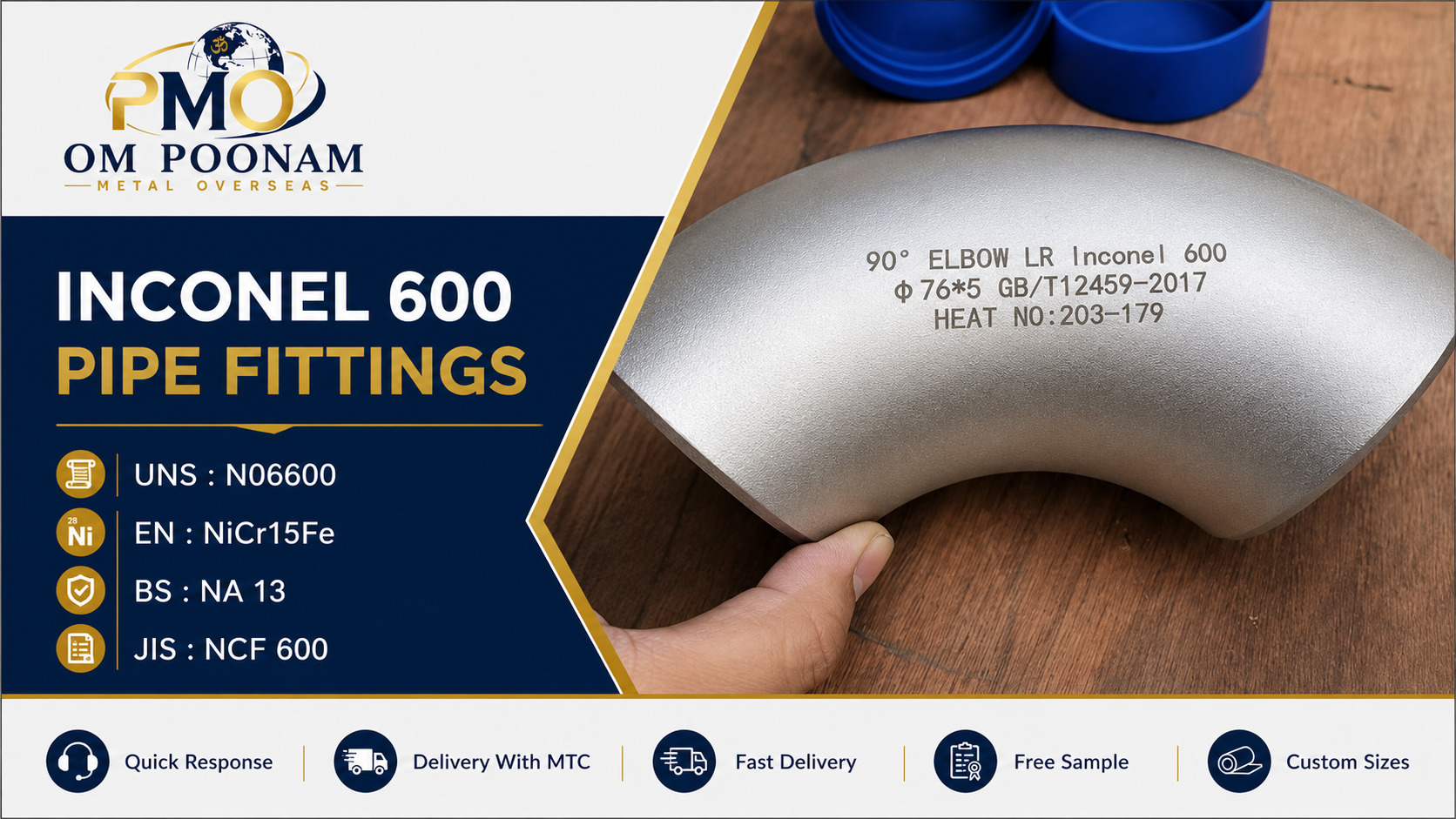 Inconel 600 Pipe Fittings