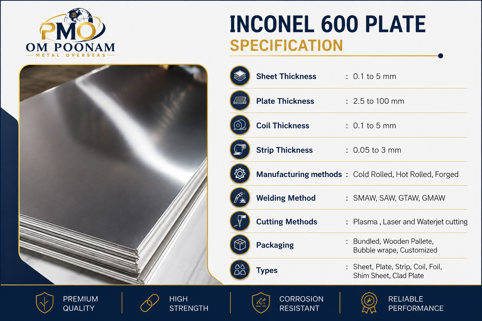 Inconel 600 Plate Specification