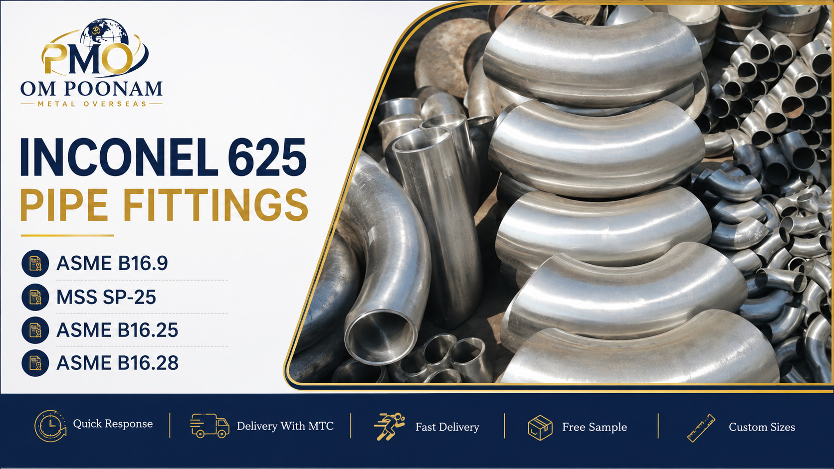 Inconel 625 Pipe Fittings
