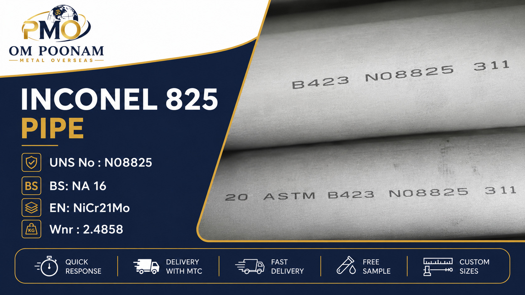 Inconel 825 Pipe