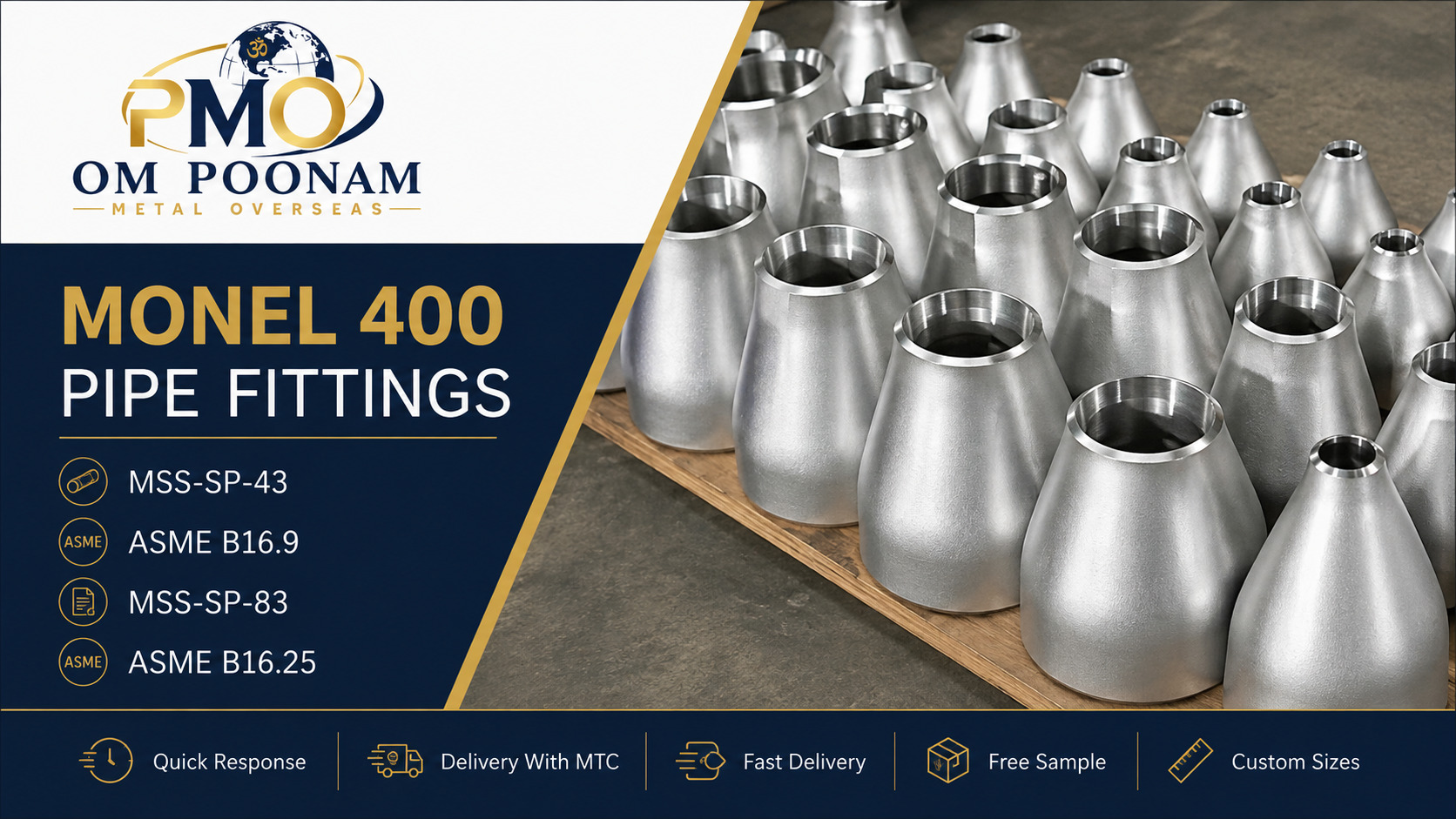 Monel 400 Pipe Fittings