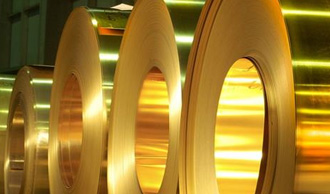 Polished antique 1/2 Hard Brass Coil