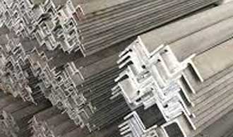 polished stainless steel angle
