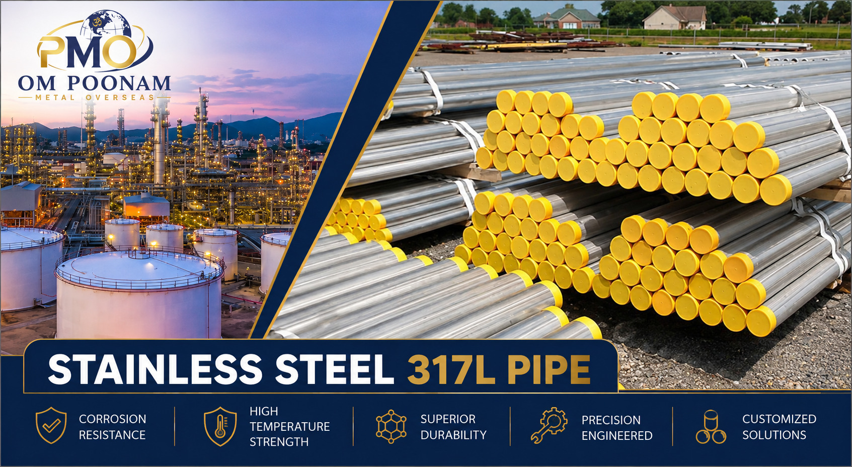 SS 317L schedule 40 pipe