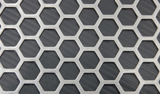 SS Hexagonal Perforated Sheet