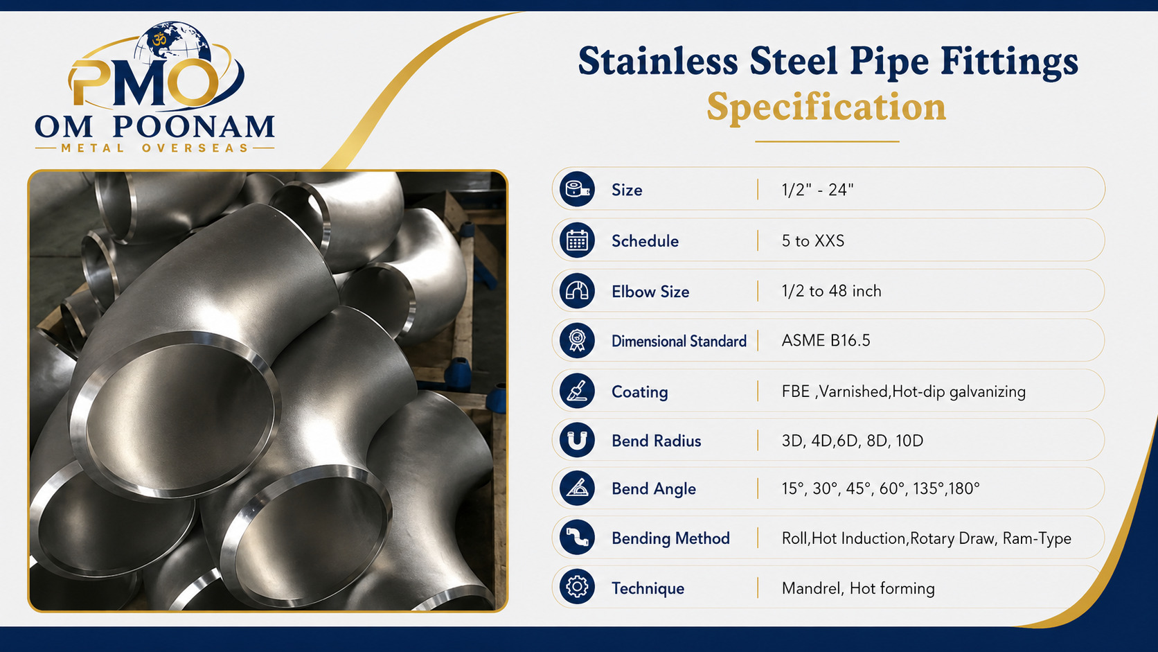Stainless Steel Pipe Fittings Specification