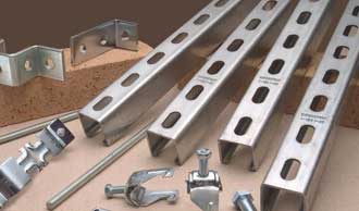 stainless steel slotted strut channel