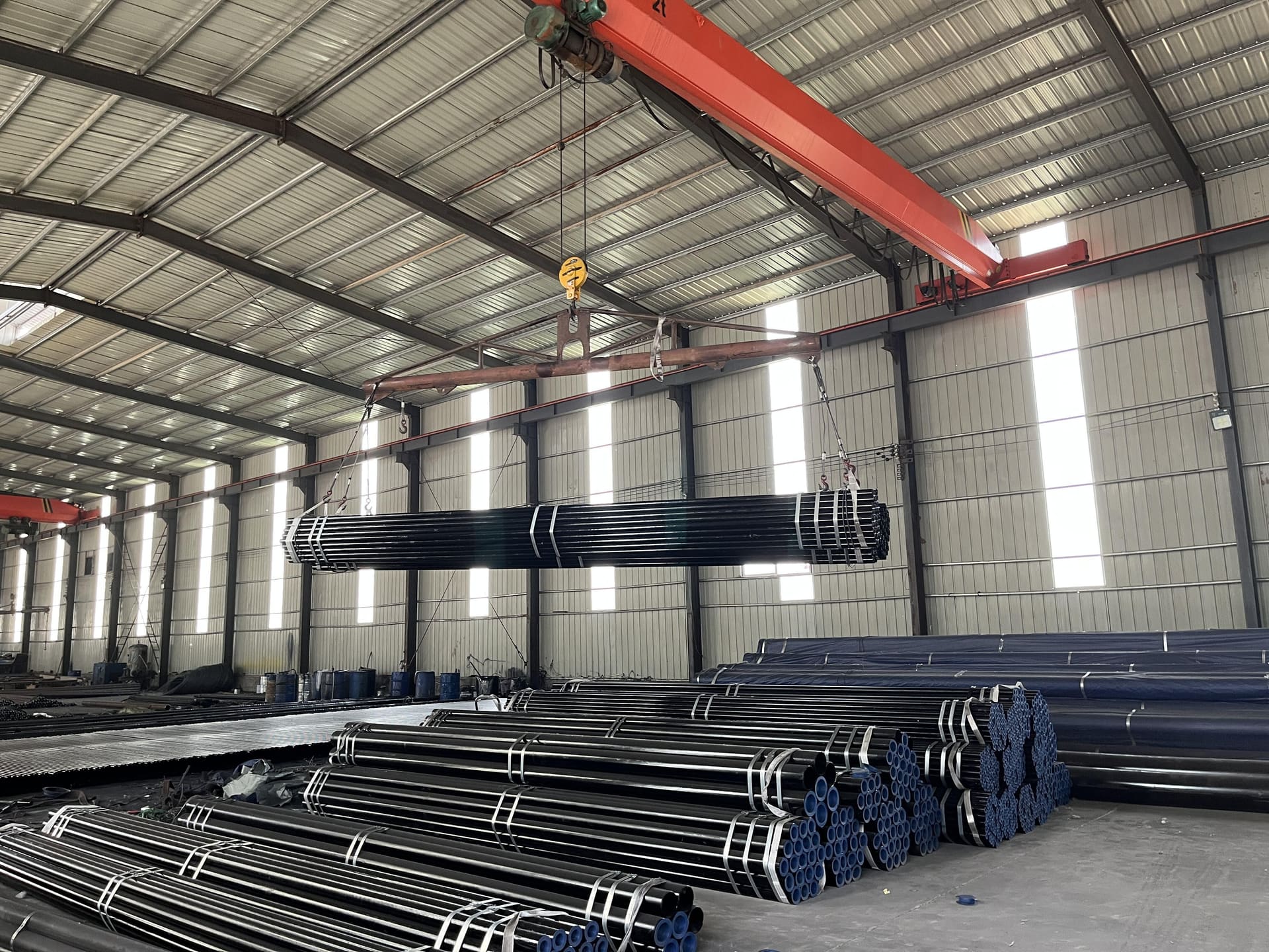 Om Poonam Metal Overseas stockyard and warehouse
