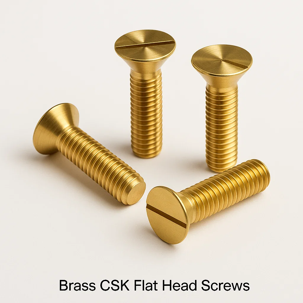 Brass Flat Head Screw