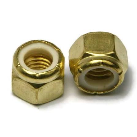 Brass Nylock Nut