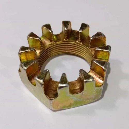 Brass Slotted Nut