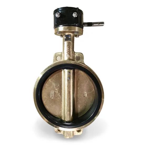 Brass Butterfly Valve Welded